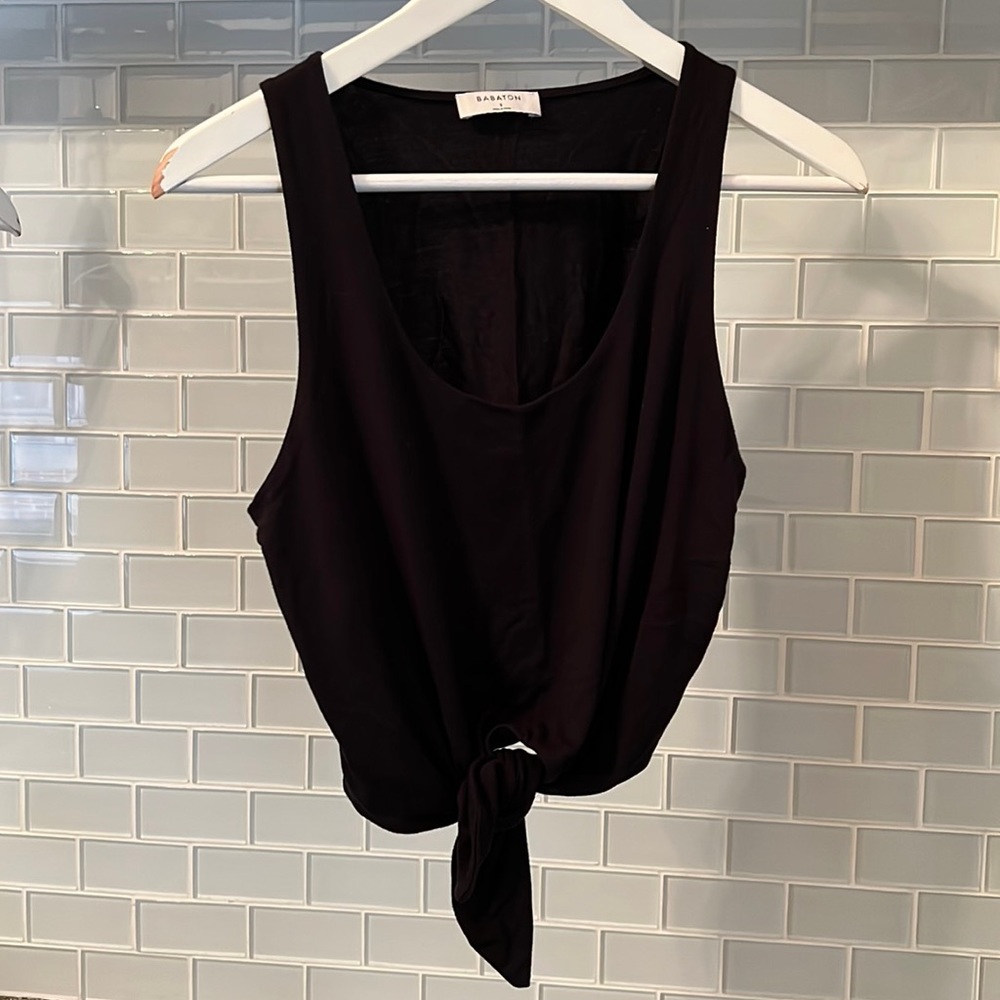 Babaton tank with tie